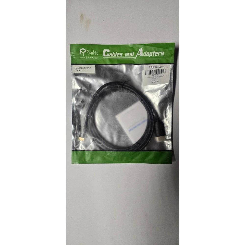 NEW Rankie Mini HDMI to HDMI Cable 6ft
